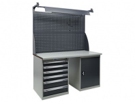 Верстак Expert T WTH150 комплект 6 (ExpTWTH150.T6/T1.021) — габариты 1870х1500х750 мм, 2 тумбы