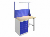 Верстак Expert WS (№205) W120.WS6/F2.011 — габариты 1920х1200х750 мм, 1 тумба