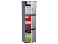 Бухгалтерский шкаф AIKO SL-150/3Т — габариты 1490х460х340 мм, замок ключевой